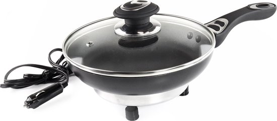 Elektrische koekenpan voor camper / auto 20cm x 4cm 150W 12V