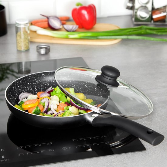 Kinghoff koekenpan KH-3958 - Ø26 cm - met deksel