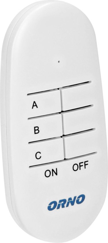 Schakelaar met afstandsbediening - Stopcontact 2x Schuko max. afstand 30 meter - Schakelset voor binnen max. 3000 Watt - Wit