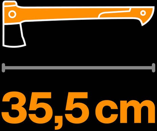 Fiskars X-serie X14 Kloofbijl - Handbijl - Bijl - Hakbijl voor Hout - XS