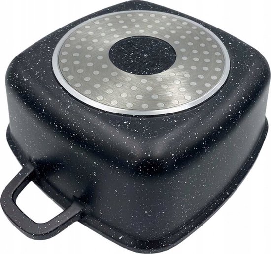 Kinghoff 1602 - Vierkante braadpan - 22 cm - 3.7 liter