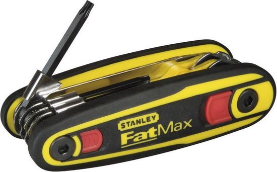 Stanley 0-97-553 FatMax 8-delige Stiftsleutelset - vergrendelbaar - Torx - T9-40