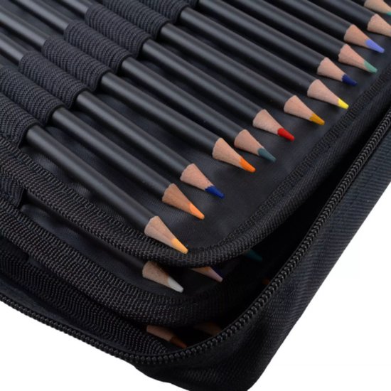 Maaleo teken- en kleurset 120 kleuren – complete creatieve potlodenset met luxe etui, schetsboek en oefenboek