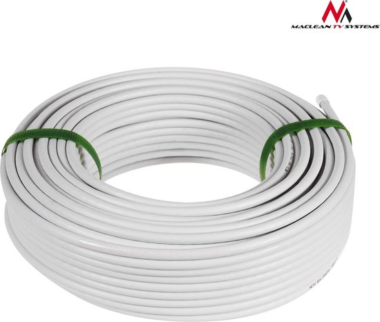 RG6 Coaxiale kabel 1.0CCS 50 m Maclean TV
