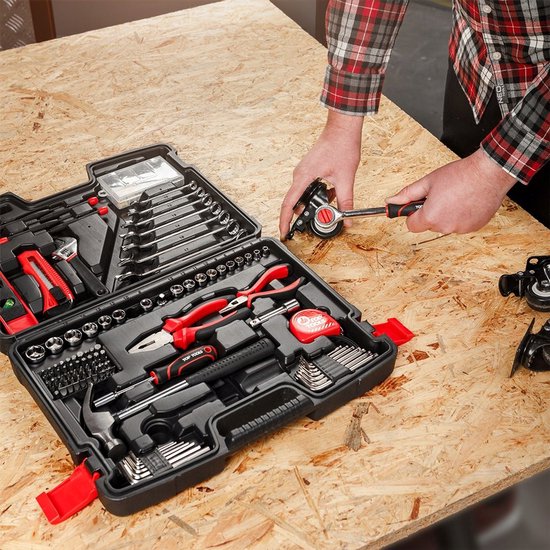 Top Tools 194-delige Gereedschapskist 1/4" & 3/8" - Compleet & Praktisch