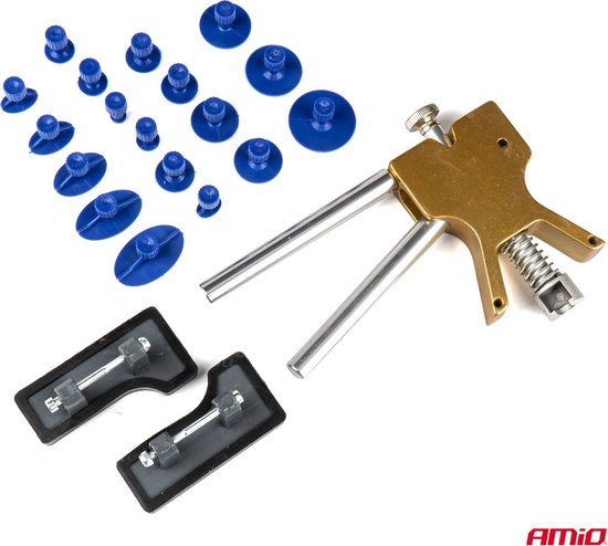 AMiO Auto & Voertuig Deuken en Beschadigingen Reparatieset met 18 Zuignappen [Reparatie Kit]
