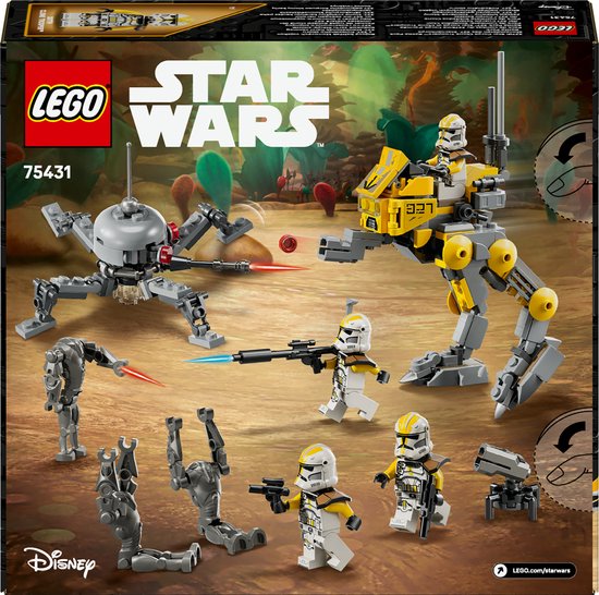 LEGO Star Wars 327th Star Corps Clone Troopers Battle Pack Bouwpakket voor Kinderen - 75431