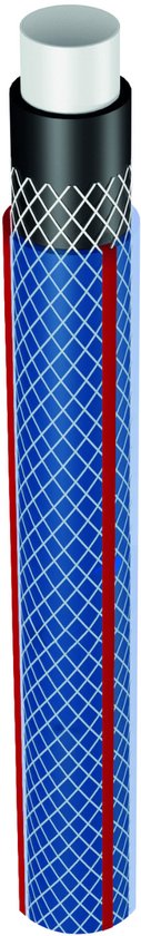 Vartco - tuinslang - Lichtblauwe 1" 50m 4-laags 22 bar