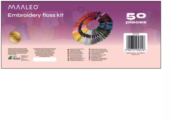 Ruhhy Borduurset 50 Kleuren – Floss Katoengaren voor Handwerk