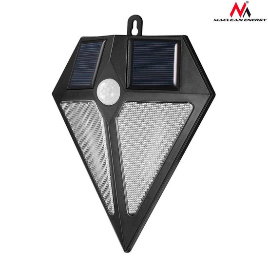 Maclean MCE168 -Solar wandlamp met 6 LED en bewegingsensor - tuinverlichting