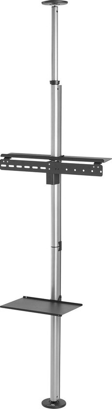 Telescopische tv-houder, plafond en vloer met plank Maclean MC-791N 37 "-70", max. 30 kg