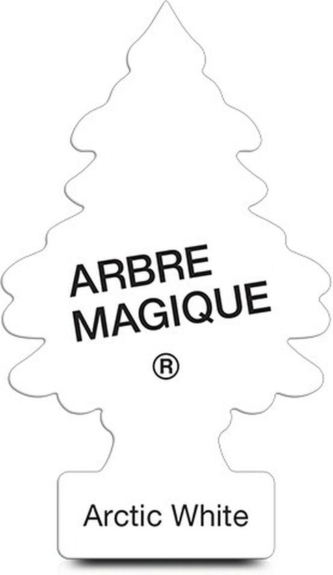 Wonderboom Luchtverfrisser Arctic White - auto geurtje - auto parfum - Arbre Magique