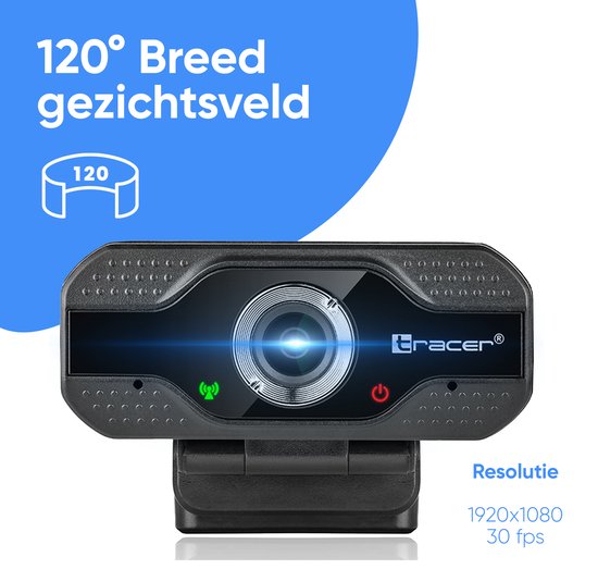 Webcam - Voor pc - Met Microfoon - Full HD