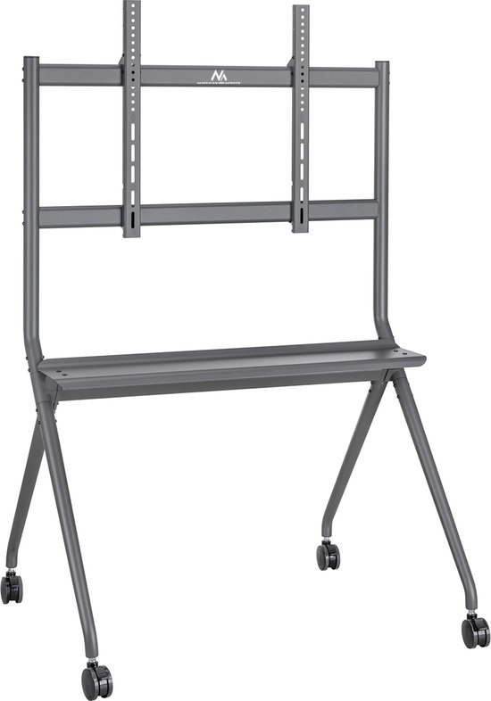 Maclean - TV-standaard - Verrijdbare TV-vloerstandaard - 50"-86", 120kg, MC-977