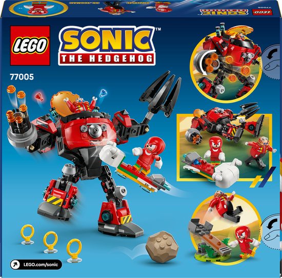 LEGO® Sonic the Hedgehog™ Knuckles vs. Dr. Eggman Egg Crusher Mecha - 77005