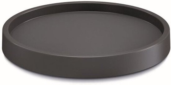 Plantenonderzetter/multiroller - rond - Antraciet - kunststof - 27 cm - Trolleys voor kamerplanten