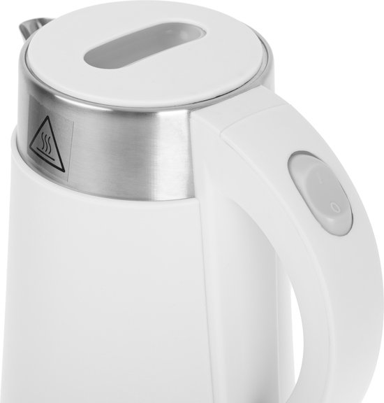 Adler AD 1372 - Witte elektrische waterkoker - klein formaat - 0.6 liter