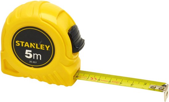Stanley - Rolbandmaat 5m - 19mm (kaart)