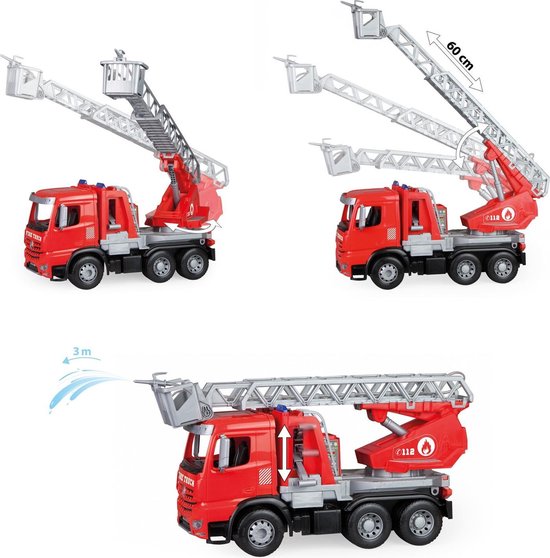 Lena Worxx Mercedes-Benz Arocs Brandweerladderwagen 48cm