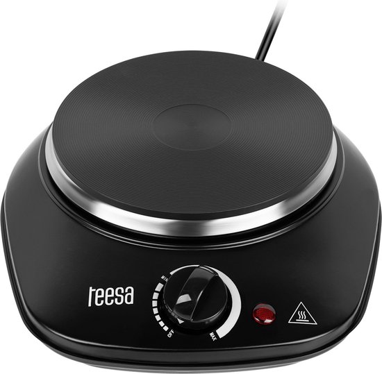 Teesa TSA0201 - Elektrische kookplaat, 1-pits, 1.000 Watt