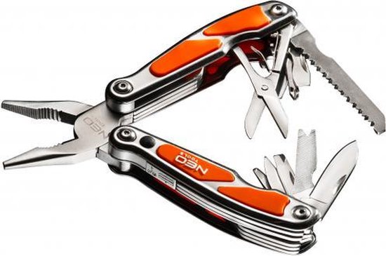 NEO Professional Survival Multitool Zakmes 12 functies en LED lamp