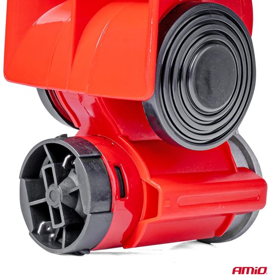 AMiO Claxon Toeter 12V met Compressor en Relais - 118dB Krachtige Fanfare Luchthoorn