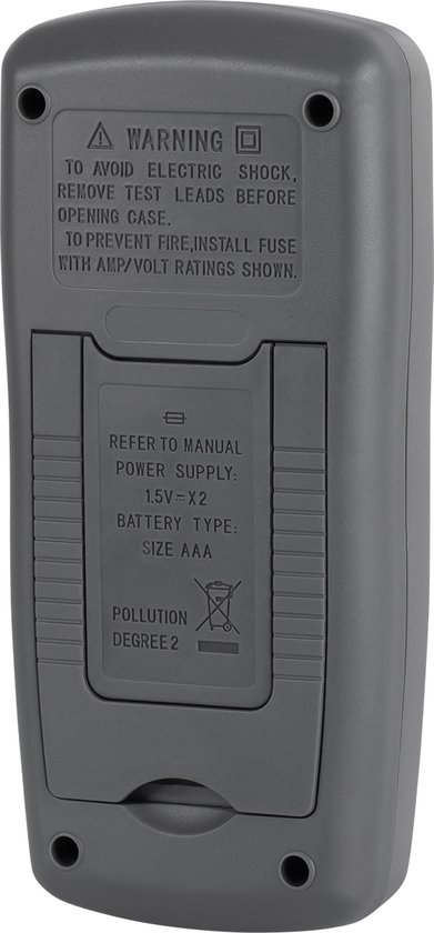 Rebel RB-30B - Multimeter - Breed Meetbereik - LED Display - Handmatig Bereik