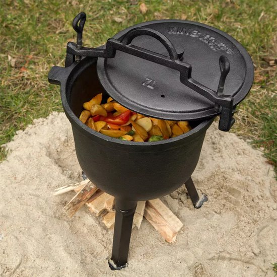 Kinghoff 2232 - geëmailleerde ketel - Gietijzer - 8 liter - 15 kg