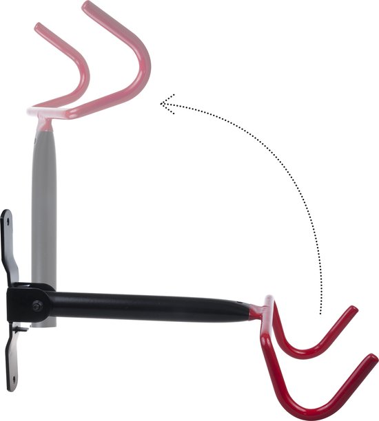 Maclean - Fiets muurbeugel / Fietsenrek - Wandmontage / Ophangsysteem - max. belasting 30kg