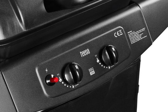 Teesa TSA0080 - Gasbarbecue BBQ 2000 met twee branders en onderstel
