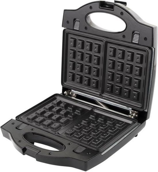 Esperanza Portabella - Tosti ijzer - Zwart/zilver