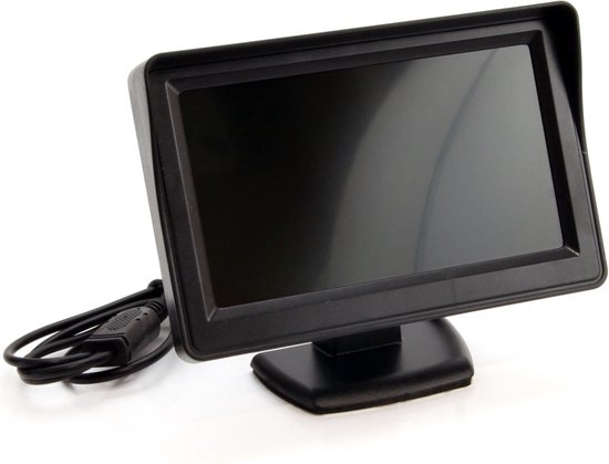 Parkeerhulpsysteem TFT01 4,3" met HD 315 LED 4 sensoren zwart "GOLD".