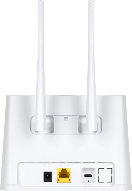 Rebel RB-702 Serie - 4G LTE Router - SIM Kaart - Externe Antennes - 10 Gebruikers