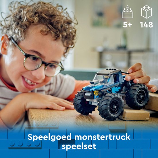 LEGO City Blauwe monstertruck - 60402
