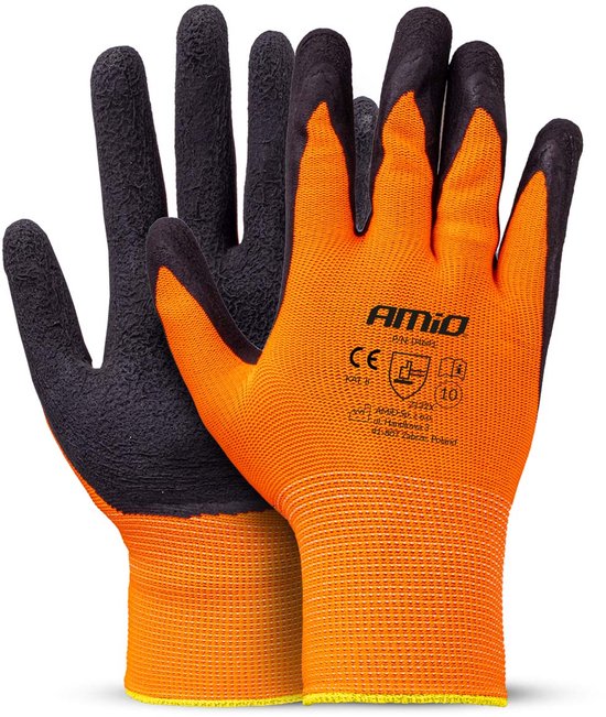 AMiO PE Latex Foam Safety Werkhandschoenen 2132X – Maat 10 L (2 Paar)