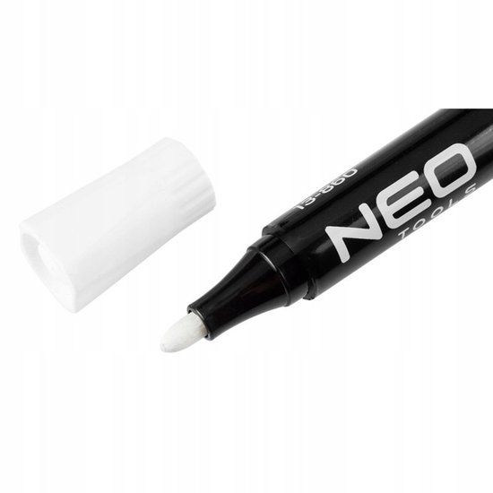 NEO TOOLS Bouwmarker Wit Permanent Oliebasis 4mm
