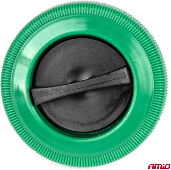 AMiO Universele Brandstofdop met Slot - Noodbrandstofdop voor Tankdop/Brandstofdop Auto Groen