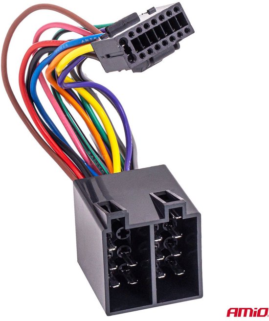 AMiO Android ISO Radio Adapter 12V 5A CCA – Universele Verloopstekker voor Autoradio en Multimedia Systeem