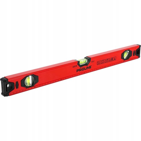Aluminium waterpas 80 cm Geel - Precisie en stabiliteit