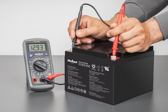 Rebel Gelbatterij - 12V 7Ah - Onderhoudsvrij - Duurzaam - Schokbestendig