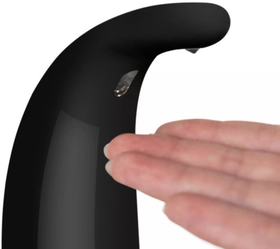 Ruhhy touchless zeepdispenser zwart – 300 ml sensorbediening
