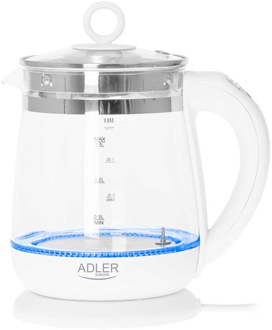 Adler AD 1299 - Waterkoker met temperatuur control - thee infuser - 1.5 liter