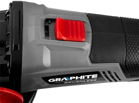 GRAPHITE 58G026 Haakseslijper 125mm 18V Li-ION, Koolborstelloos ENERGY +