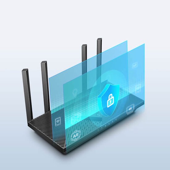 TP-Link Archer AX55 - Router - Dual-band - WiFi 6 - 3000 Mbps