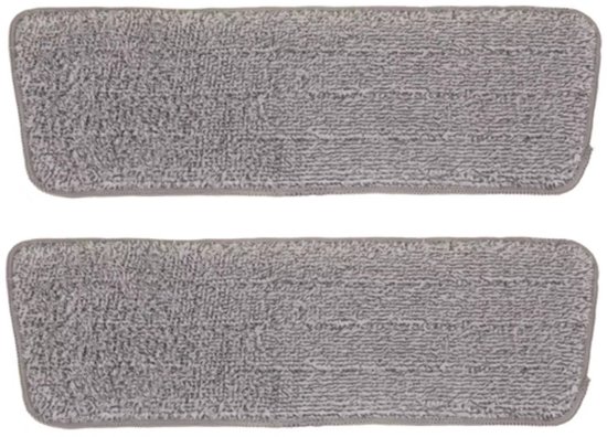 Ruhhy spray mop 600 ml – microvezel dweil met sproeier – 180° draaibaar, 2 doeken
