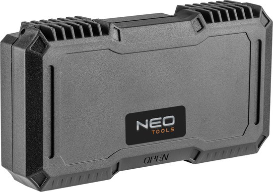 NEO TOOLS Ratelbitset  38-Delig Met Handige Mini Ratel 1/4'' S2 Staal