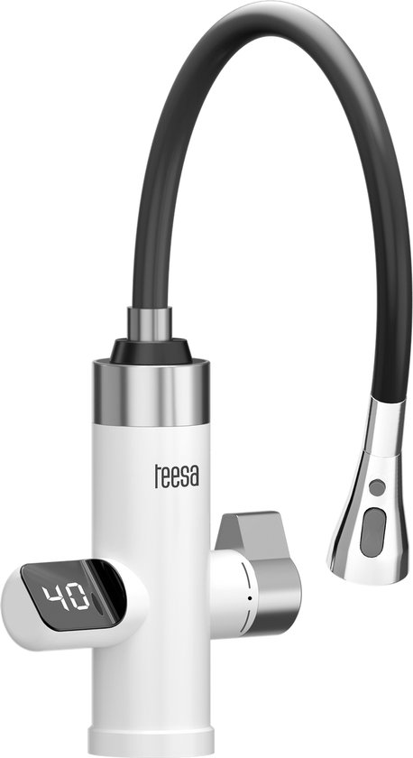 Teesa - Doorstroom Waterverwarmer - Flexibele Uitloop - 3000W - IPX4