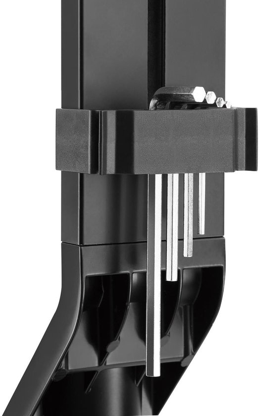 Maclean - Monitorbeugel - 3-in-1 Muurbevestiging en Toetsenbordplank - VESA 17" - 32"