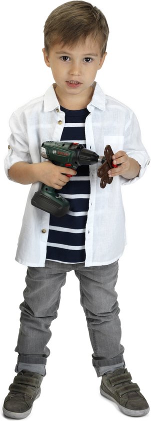 Klein Toys - Bosch mini draadloze speelgoed boor - Speelgoed gereedschap - groen