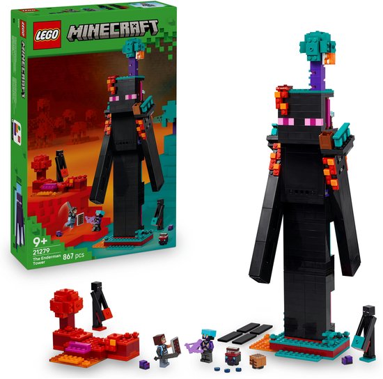 LEGO Minecraft 2in1 De Enderman Toren Speelgoed voor Kinderen - 21279